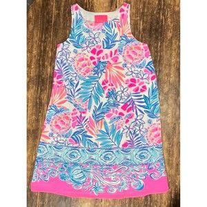 Lilly Pulitzer silk shift dress size XXS